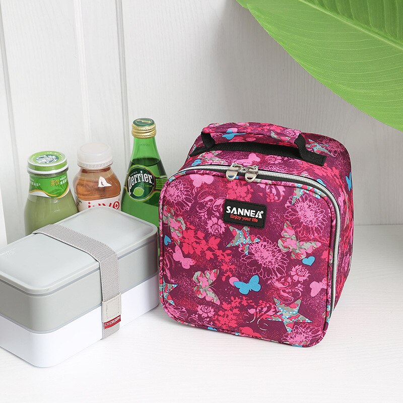 4L Kleine Capaciteit Kinderen Isolatie Zak Outdoor Picknick Draagbare Lunch Tas Isolatie Koude Isolatie Draagbare Zak Ijs: rose Red