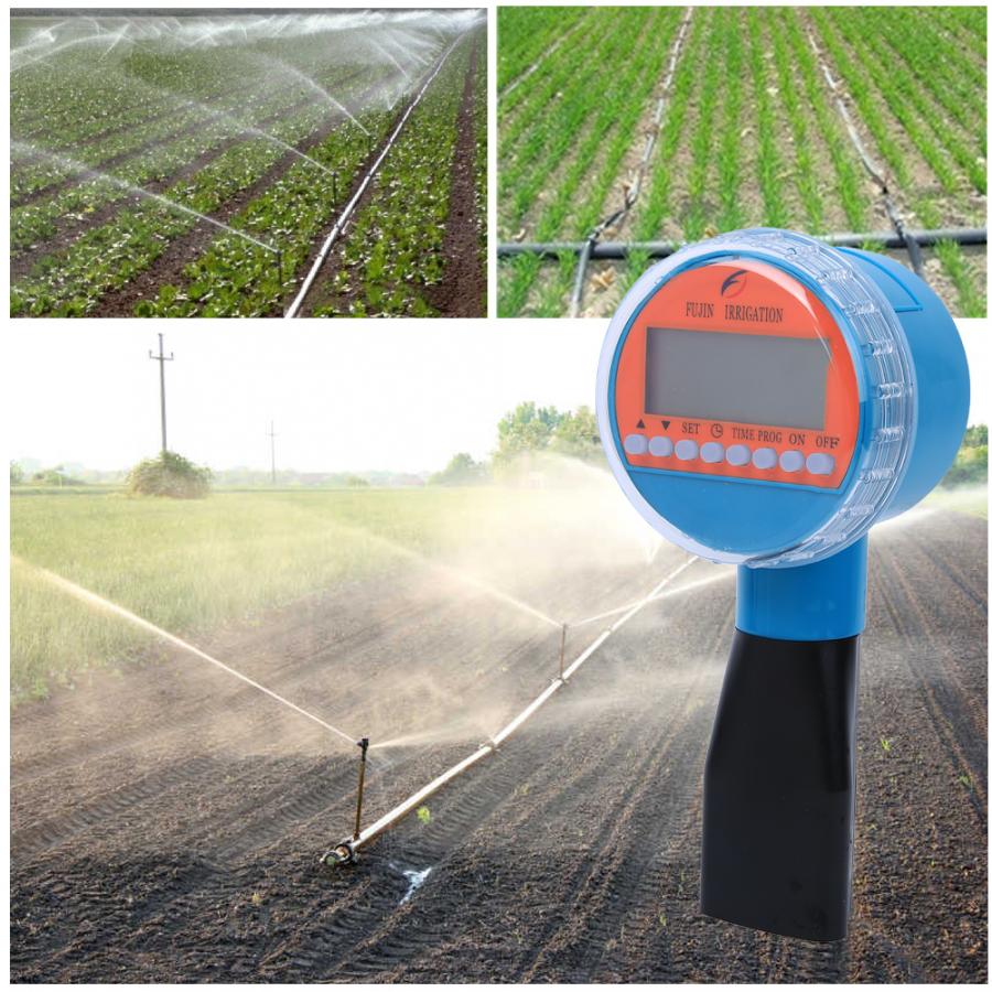 Irrigator Waterproof Garden Irrigation Controller Automatic Water Timer Watering Control with Pulse Solenoid Valve