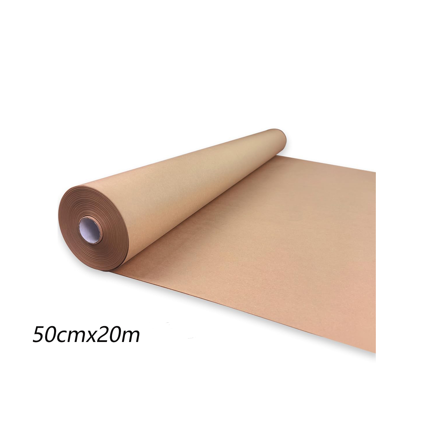 Brunt kraftpapir 50 cm x 3m/5m/10m/20m ideelt for innpakning, kunst, håndverk, post, emballasje, transport, gulvbeskyttelse,: Burgunder