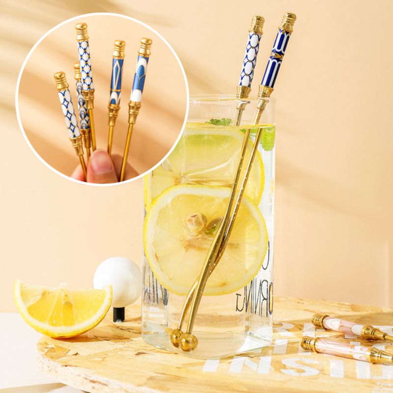 Kaffee Getränke Rührwerke Edelstahl Kreative Mischen Cocktail Rührer Sticks für Hochzeit Party Bar Swizzle