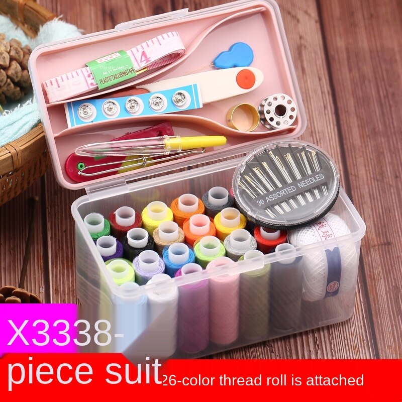 Household Portable Sewing Kit Needlework Handmade DIY Making Tools Small Multi-Functional Sewing Sewing Kit: Light Yellow