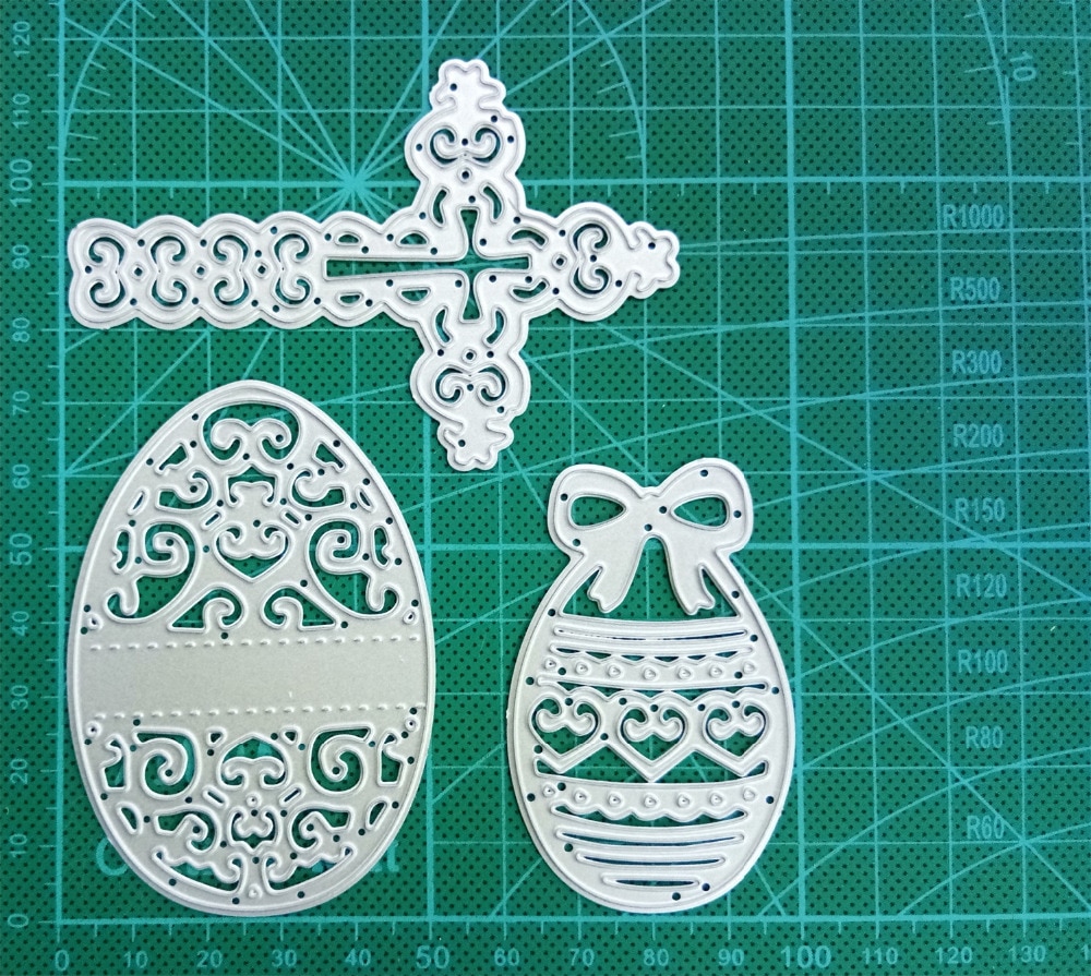 Egg ,Cross Easter Frame Edge Metal Cutting Dies Stencils For DIY Scrapbooking Paper Card Craft Dies Embossing Die Cuts