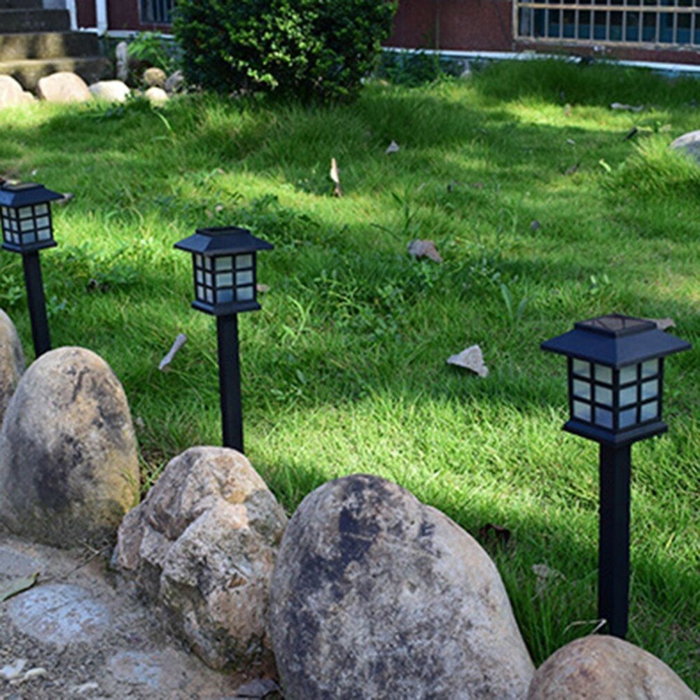 Solar lys led lampe udendørs sol lys gang have lys landskab belysning terrasse gård dæk sti lampe sol have lys