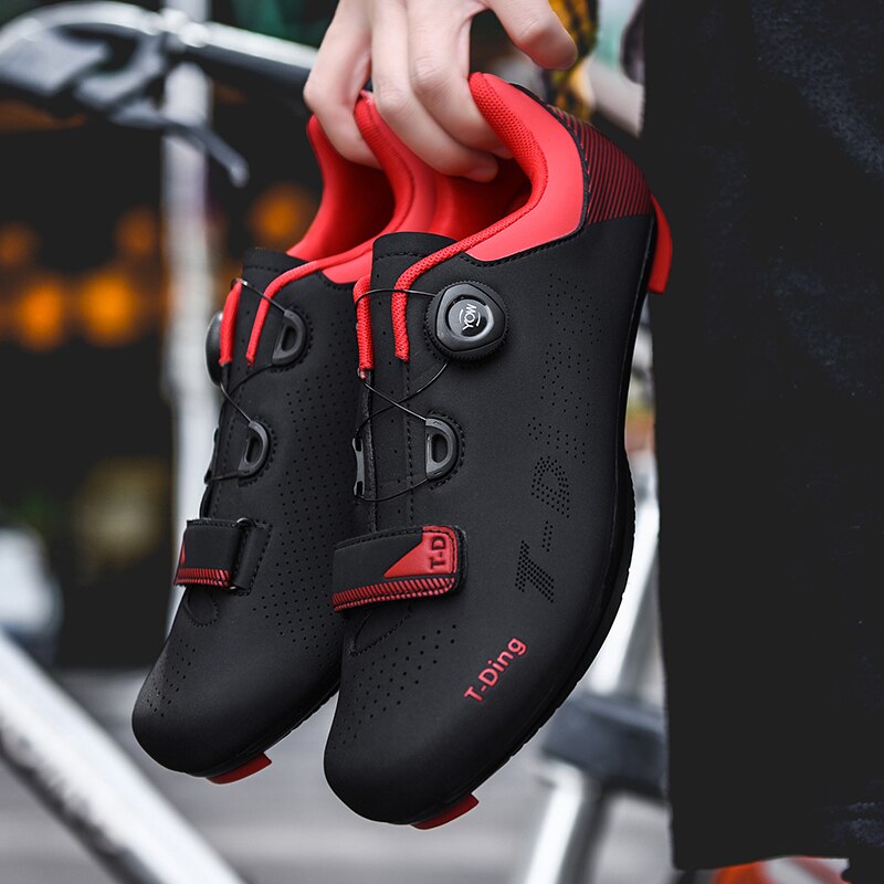 Männer Rennrad Schuhe Fahrrad Turnschuhe Anti-Unterhose Atmungsaktive Radfahren Schuhe selbst-Verriegelung Triathlon Sportschuhe Zapatos Bicicleta