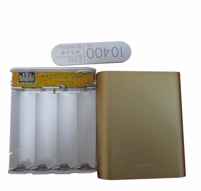 (Geen Batterij) Draagbare 4X18650 Powerbank DIY Batterij Case Box Voor xaomi Power Bank Case 18650 USB Charger Kit