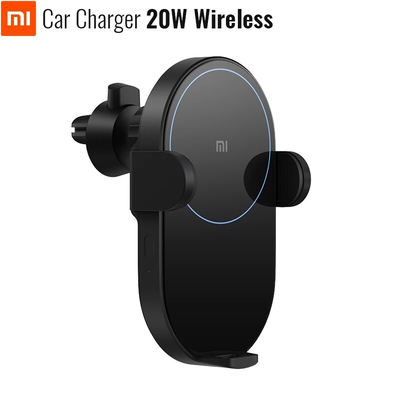 100% Originele Xiaomi Mi 20W Max Qi Wireless Car Charger WCJ02ZM Met Intelligente Infrarood Sensor Snelle Opladen Auto Telefoon houder