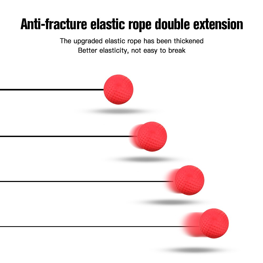 Boxing Reflex Speed Punch Ball MMA Sanda Boxer Raising Reaction Force Hand Eye Training Set Stress Gym Boxing Muay Thai Exercise