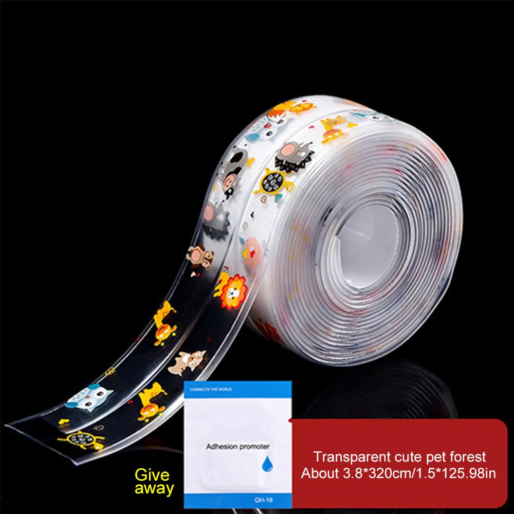 Aanrecht Waterdichte Meeldauw Sterke Zelfklevende Transparante Tape Badkamer Badkamer Kloof Strip Zwembad Water Seal 320Cm: Fruit Kingdom