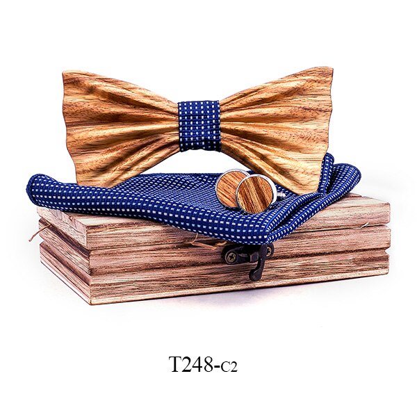 Pajaritas de madera de cebra hechas a mano en 3D para hombres, pajarita de madera de para hombres, pajarita de madera hecha a mano en 3D con mariposa, pajarita de madera para: T248-C2