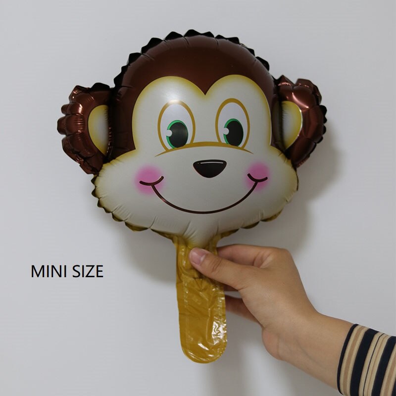 Mini ballons tête d'animal 18 pouces/mini | Ballon gonflable en aluminium pour décoration de fête d'anniversaire, ballon de mariage pour: 12