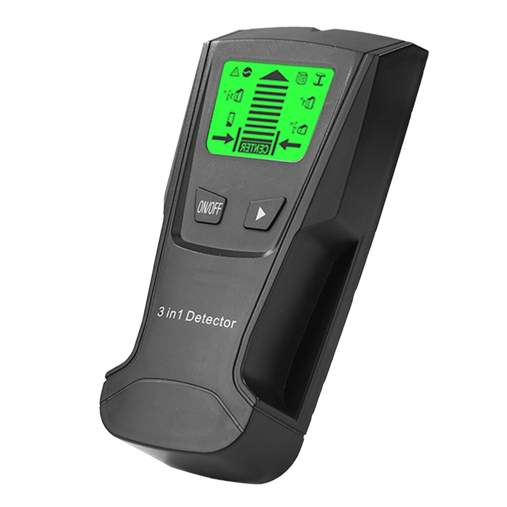 3 IN 1 METAL DETECTOR PIPE STUD WALL FINDER AC LIVE WIRE WOOD CABLE JOISTS BEAM