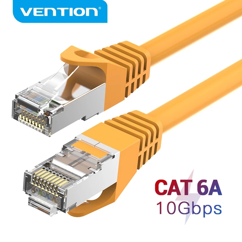 Vention CAT6A Ethernet Cable SSTP RJ45 Lan Network Cable 10 Gigabit High Speed 500MHz Cat6 a Patch Cord for Modem Router Cable