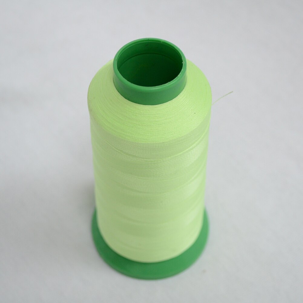 Hilos luminosos que brillan en la oscuridad, hilo de coser bordado a mano, parche para manualidades, suministros de costura para volante: Verde