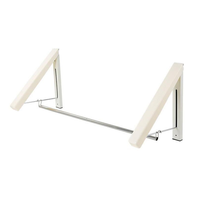 Telescopic Concealed Clothes Rack Drying Rack Folding Adjustable Drying Rack Clothes Outdoor Pole Airer Balcony: B