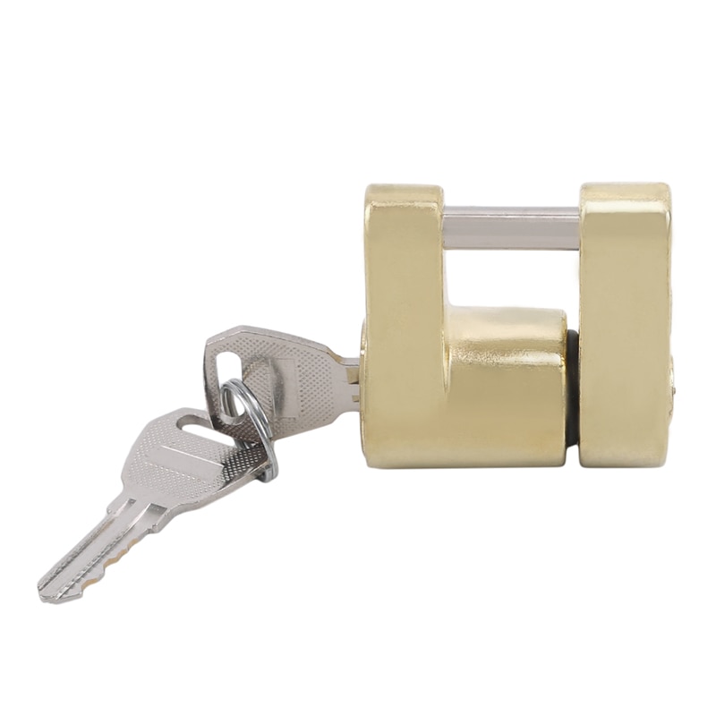 Trailer Coupler Padlock Solid Brass Trailer Locks For Hitch Security Protector Theft Protection Auto Repalcement Parts