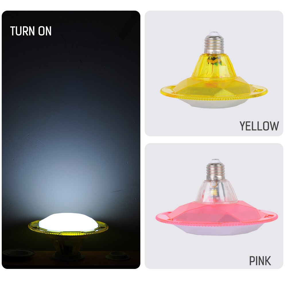 Ac220v e27 30w ufo led glödlampa led flygande tefat lampa xtra ljusstyrka inomhus heminredningslampa sovrum kontorsbelysning