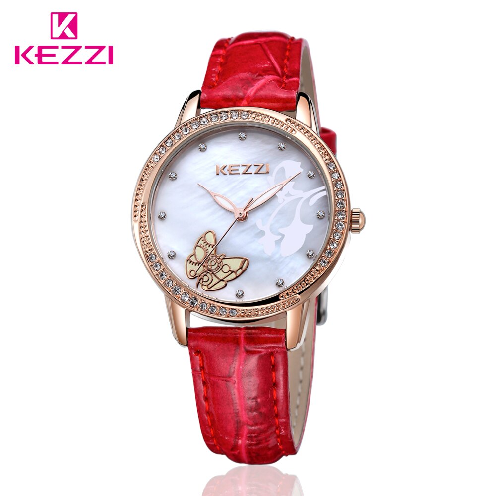 NO.2-relojes de cuero para mujer, de clásico Rectangular, relojes de pulsera a prueba de agua de de: 3125