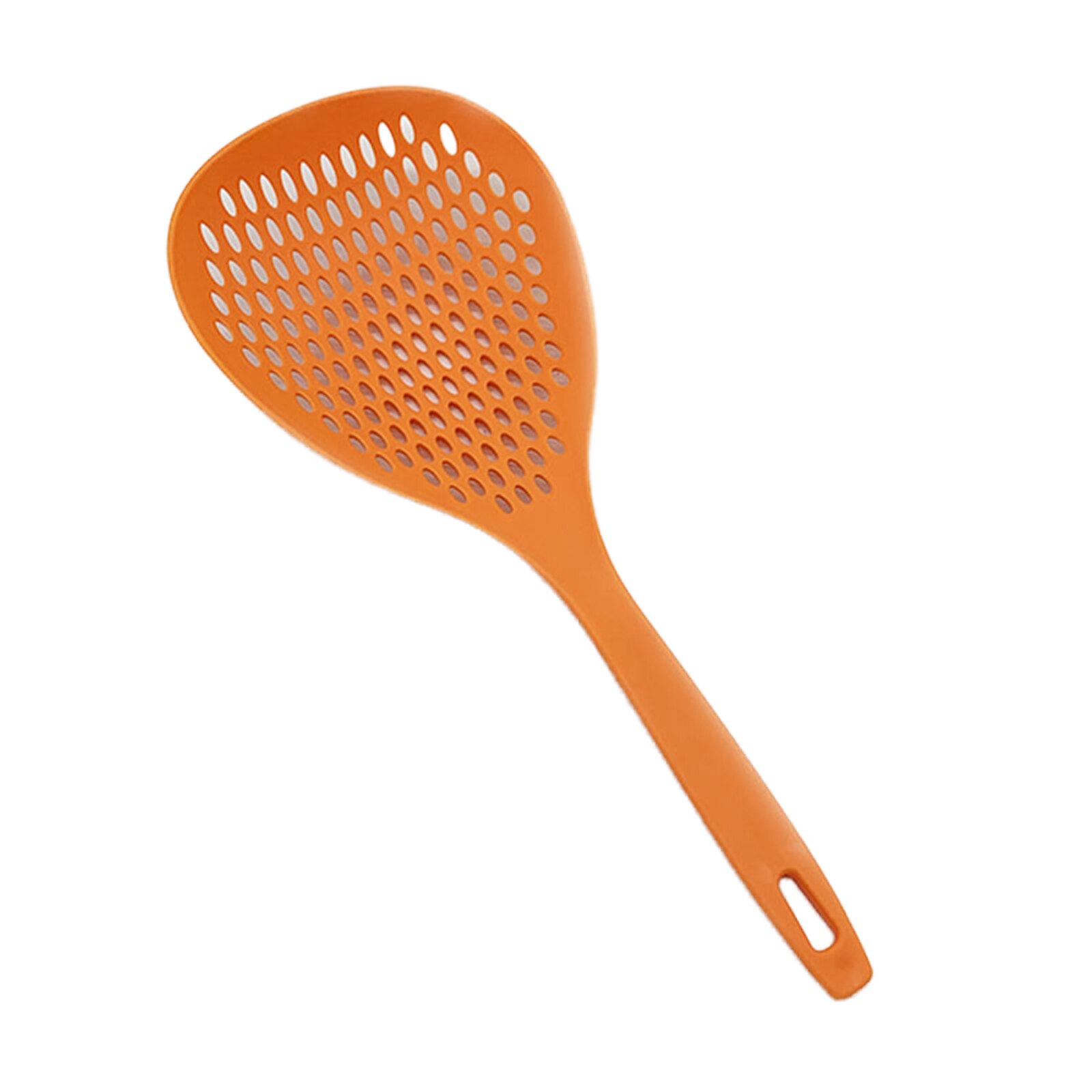 35x14cm Japanese Style Colander Plastic Dumpling Slotted Skimmer with Handle Tablespoons Kitchen Gadget Home: Yellow