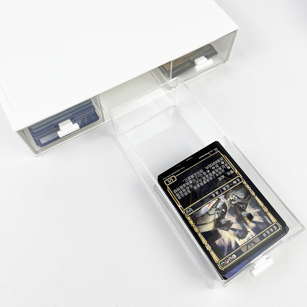 klar Karte Deck Kasten, Karten organisator für Spielkarten, Sammelkarten-Aufbewahrung sbox für alle Sammelkarten spiele