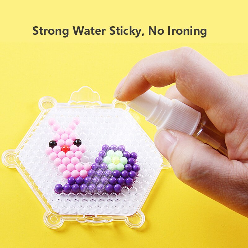 Kinder DIY Magie Wasser Klebrige Aqua Perlen Kit 5mm Sicher PVA Ball Perlen Handwerk Werkzeug Set Nicht Bügeln box für Kinder