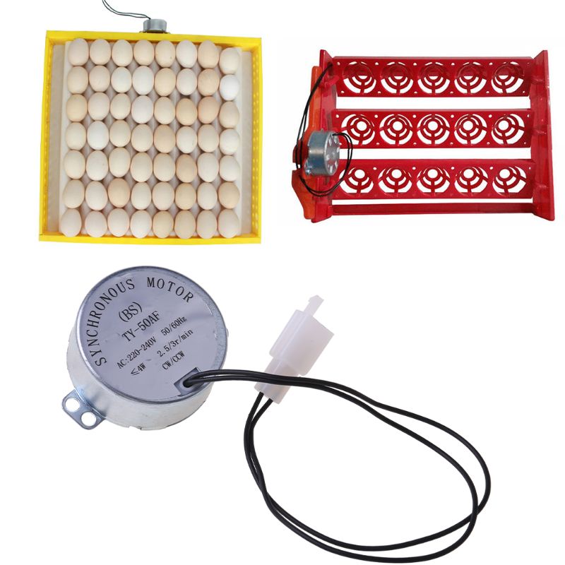 220V AC Chicken Eggs Turner Motor Components For Farm Hatcher Incubator Brooder
