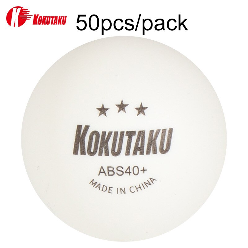 50/100pcs 3-Star Ping Pong Ball 40+ ABS 2.8g Table Tennis Balls White Orange Amateur Advanced Training Competition: White 50pcs