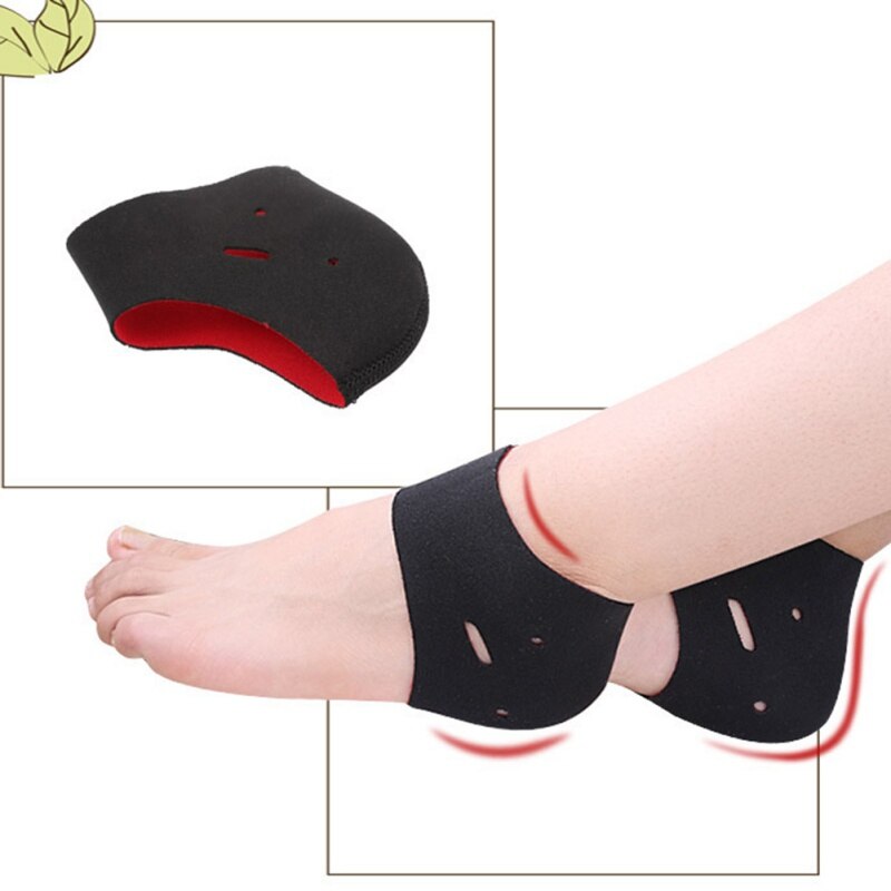 2 stks/paar Ultralight Sport Voet Enkel Ondersteuning Met Ademend Gat Bescherming Zorg Elastische Brace Gym Dance Yoga Fietsen Zwart