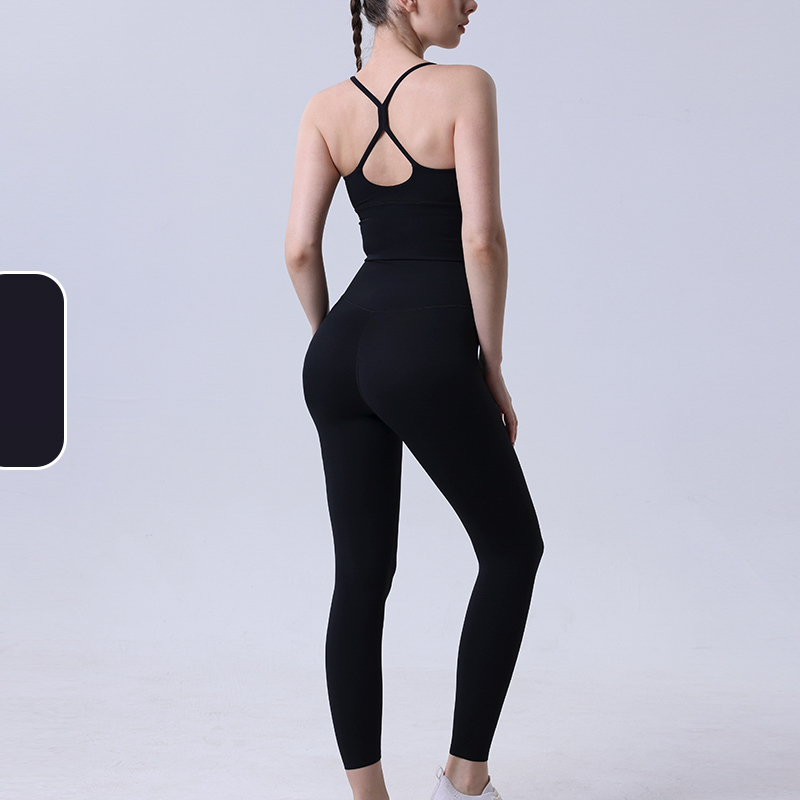 Ropa de Yoga de 2 piezas, chándal para mujer, ropa atlética, traje de Fitness para Pilates, entrenamiento de gimnasio, ropa de realce, Sujetador deportivo, traje de mallas: L / Soleado amarillo