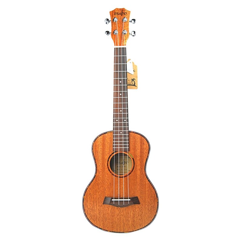 Tenor akustisk elektrisk ukulele 26 tommer rejse guitar 4 strenge træ mahogni musikinstrument: Default Title