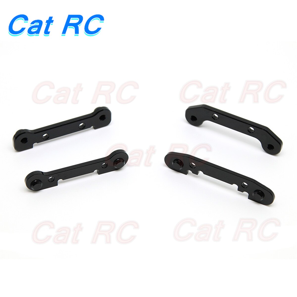 Bras oscillant renforcé en alliage d&#39;aluminium, pièces de rechange catRC pour voiture RC 1/14 Wltoys 144001 1/12 124018 124019: black 1set