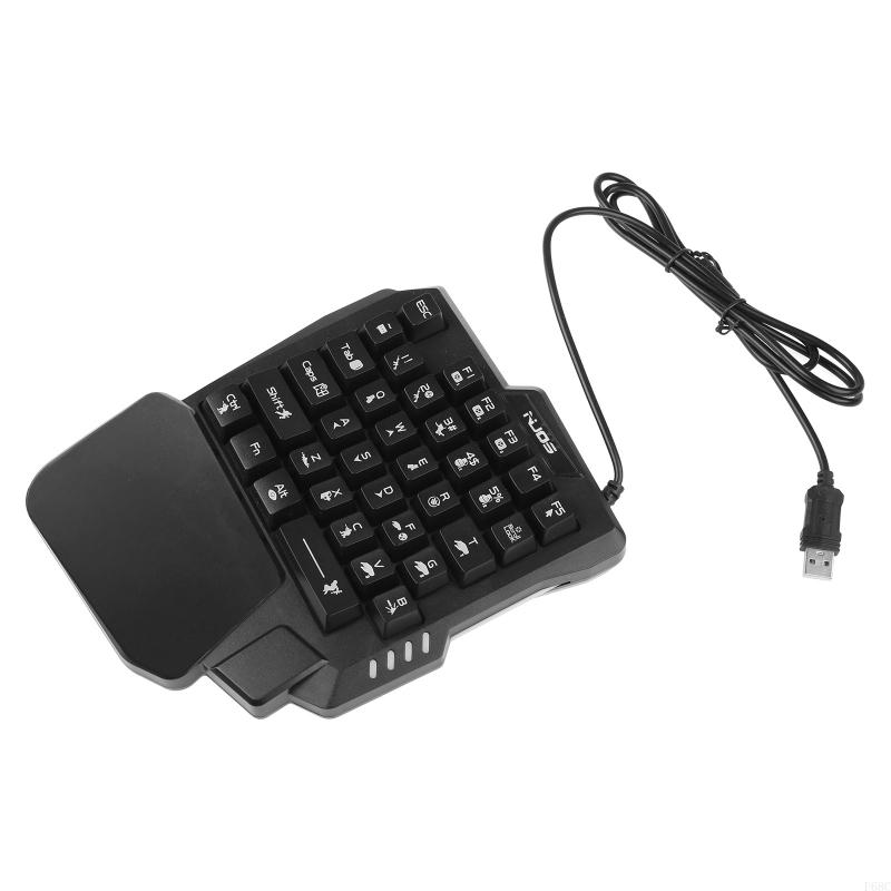 F68C USB Gaming Underboard Keyboard RGB retroiluminado teclado luminoso