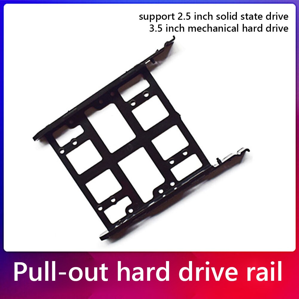 Plastic Hdd Ssd Montage Adapter Bracket Voor 2.5 Inch/3.5 Inch Pc Harde Schijf Behuizing Lade Houder Voor Pc harde Schijf Behuizing