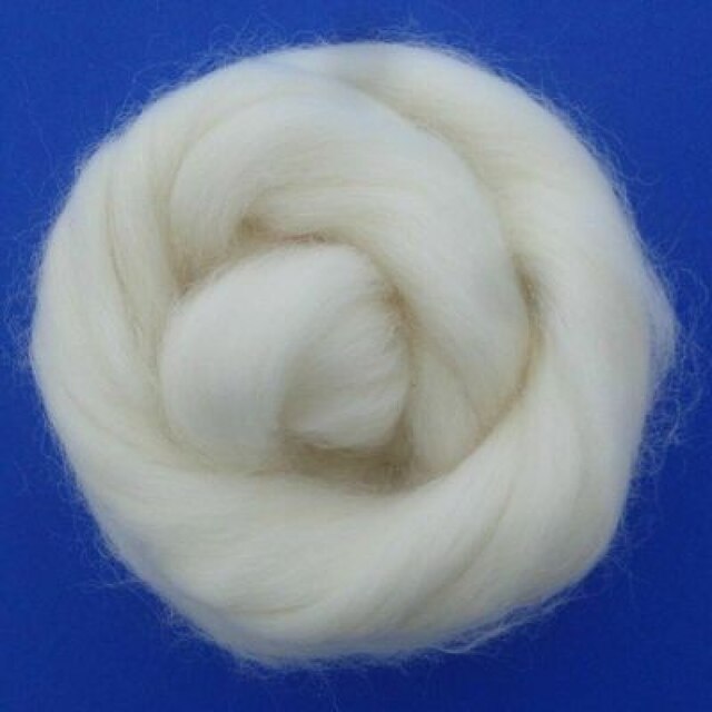 Kit de aguja para fieltro de lana, herramientas hechas a mano, paquete de aguja de fieltro, materiales de tela, accesorios, 7/40 colores: White 50g