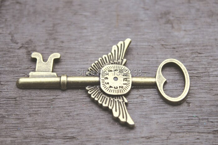 Antieke steampunk hanger hanger horloge klok DIY ambacht