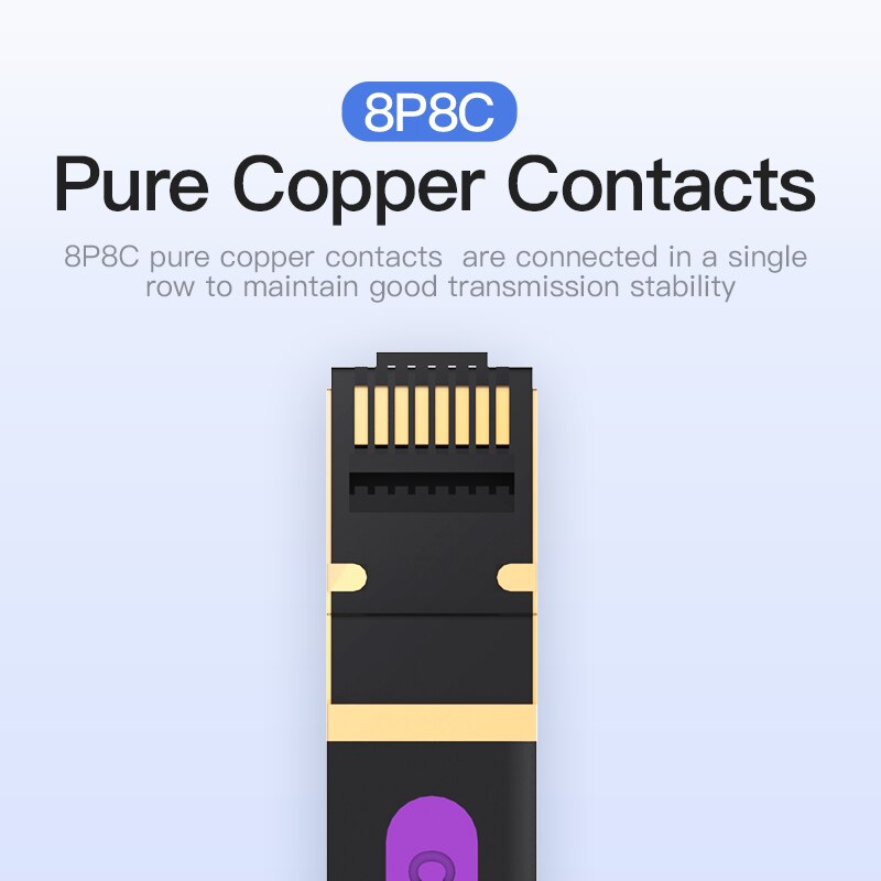 Vention Ethernet Cable Cat 7 Lan Cable STP RJ45 Network Cable for Compatible Patch Cord for Computer Router Laptop Network Cable