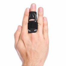 Bærbar kompression fingerskinne støttebeskytter til sikkerhed sport basketball volleyball fodbold beskyttelse finger led ærme