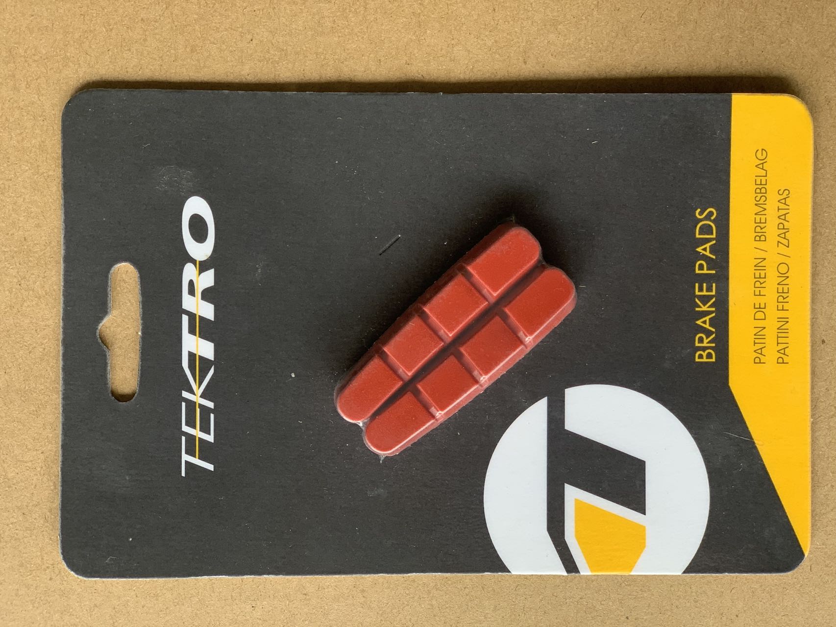 TEKTRO P422.11 patins de frein de vélo de route pour jante en aluminium chaussures de frein en caoutchouc remplacement C étriers bloc de Dissipation thermique