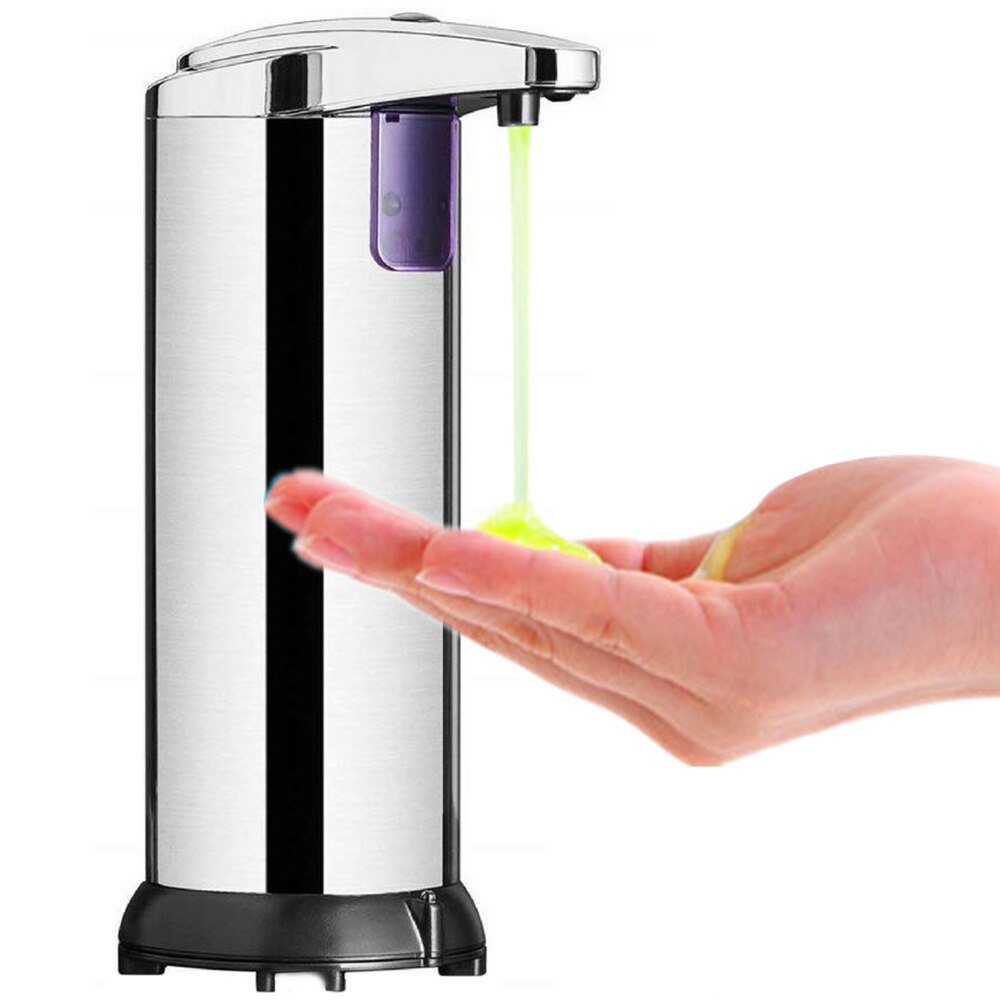 Automatic Sensor Soap Dispenser 304 Stainless Steel Infrared Sensor Hand Sanitizer Bottle Dispenser Touchless Soap Dispenser