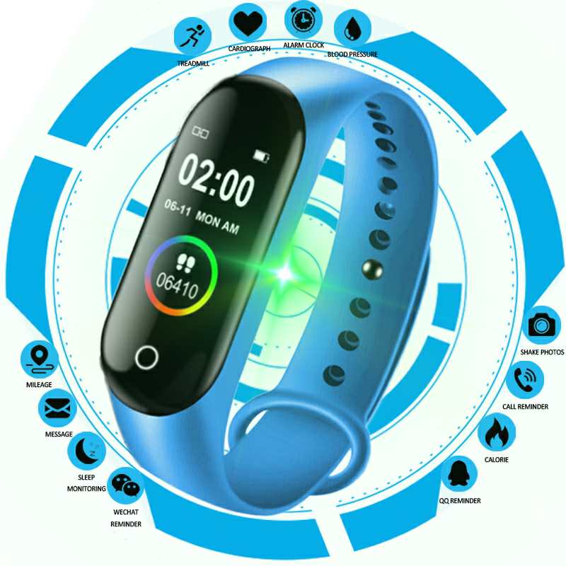 Smart silikone ure sport armbånd til mænd led skærm fitness traker bluetooth vandtætte dame ure sport relogio digital