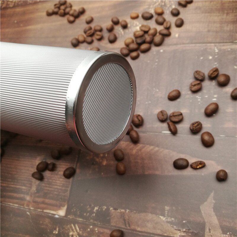 Premium rostfritt stål mason burk is kaffebryggare is te infusionsanordning tjock mesh kaffefilter sil