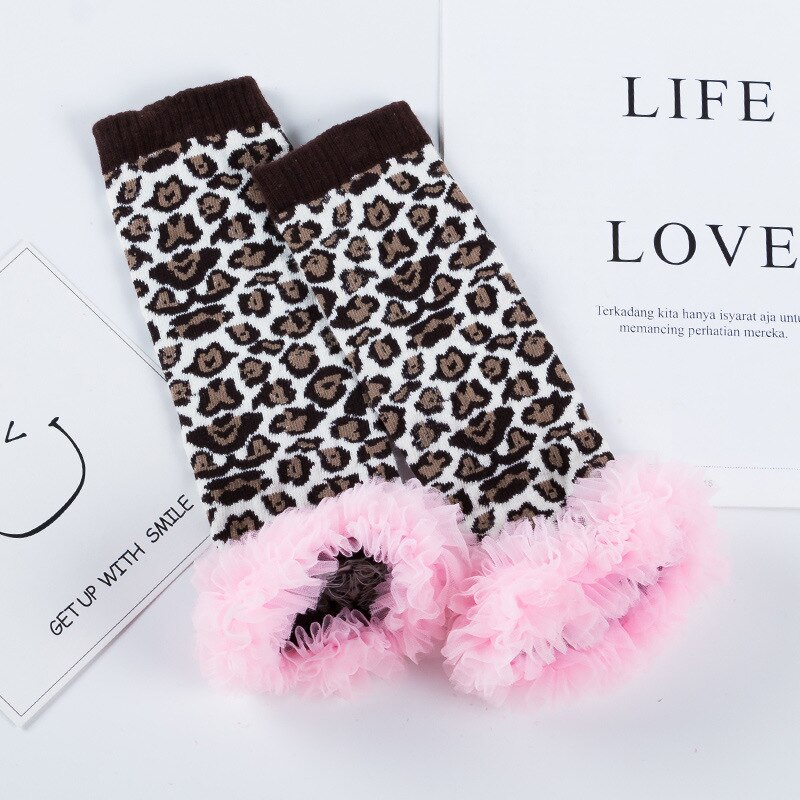 Cute Baby Girl Leg Warmers Legwarmers Birthday Party Cute Socks Kinderkleding Meisjes Legging Infanil Flower Ruffle Leg Warmer: WA151