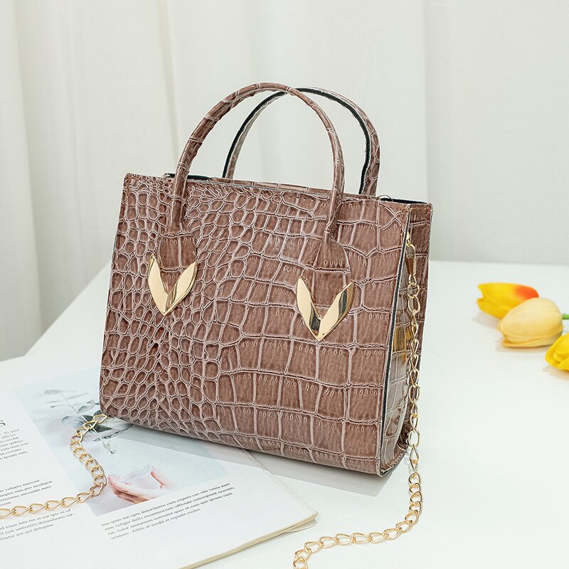 Personality Daily Small Bag Lady PU Magic Color Rhombus Single Shoulder Bag Multi-Function Messenger Bag Women Handbag: Dark Khaki