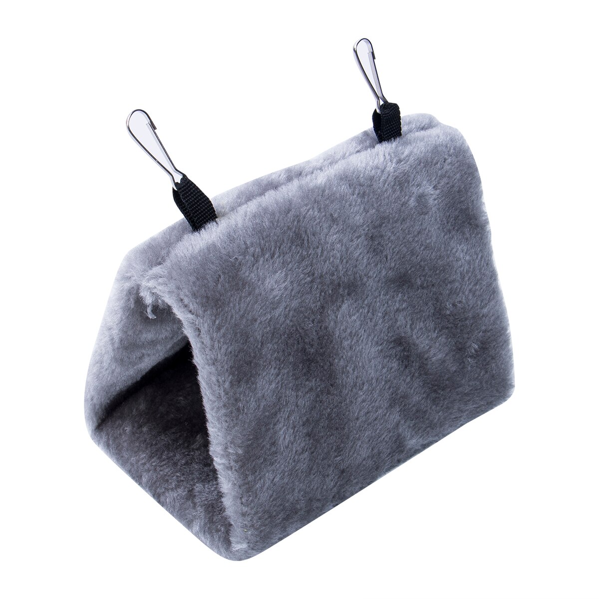 Huisdier Vogel Papegaai Parkiet Budgie Warm Hangmat Kooi Zachte Hut Tent Bed Opknoping Cave: GRAY