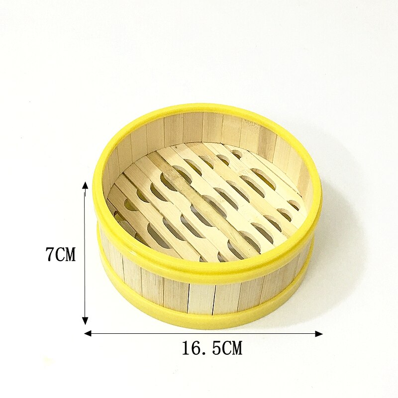 Simulering dumpling matte modell duftende blomster hvitløk dumpling fotografiske rekvisita butikk skap dekorasjon dekorasjon låve: Buret 16.5cm