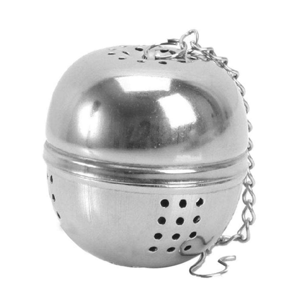 Ball Filter Tea Infuser Stainless Steel Ball Herbal Spice Filter Diffuser Tea Strainer Tea Locking Spice Egg Shaped Ball