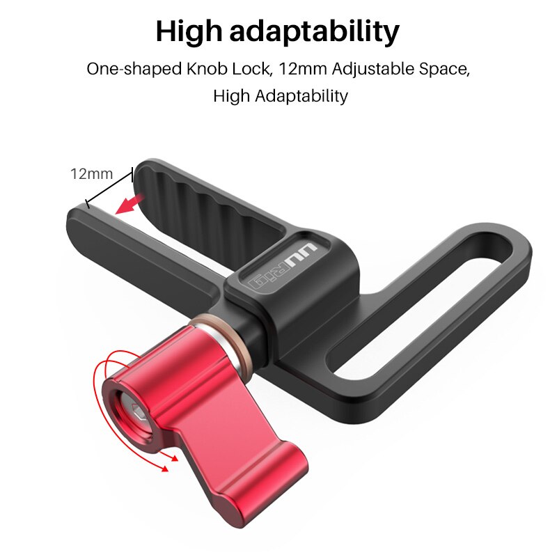 UURig-abrazadera de Cable HDMI para cámara Sony R068 A72/A73, soporte de Clip de Cable de interfaz HDMI ajustable de 12MM