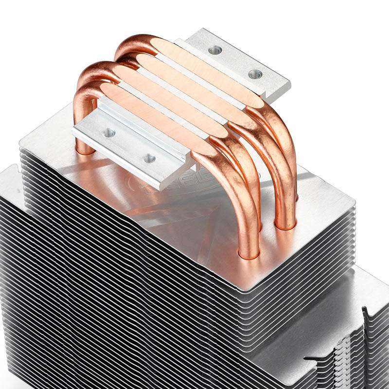 Deepcool 4 Copper Heatpipes CPU cooler for Intel 775 115X AMD AM3 AM4 CPU radiator 12cm LED Blu-ray cooling CPU fan PC quiet