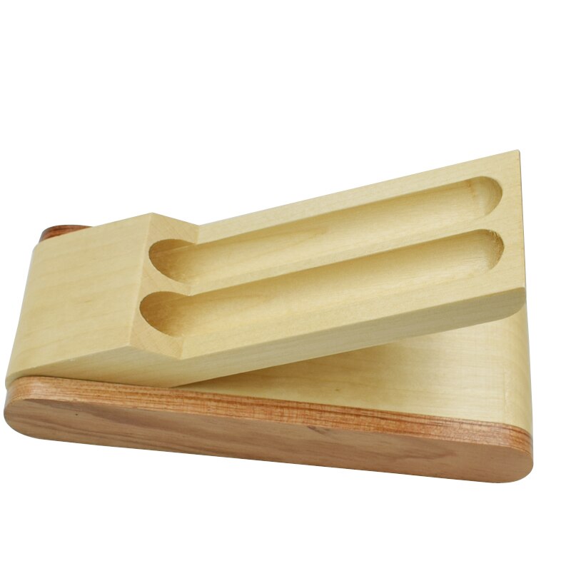 Pencil Case For 2 Pens From Nature Maple Wood Wooden Pen Box Pencilcase School Office Writing Materials Stationery