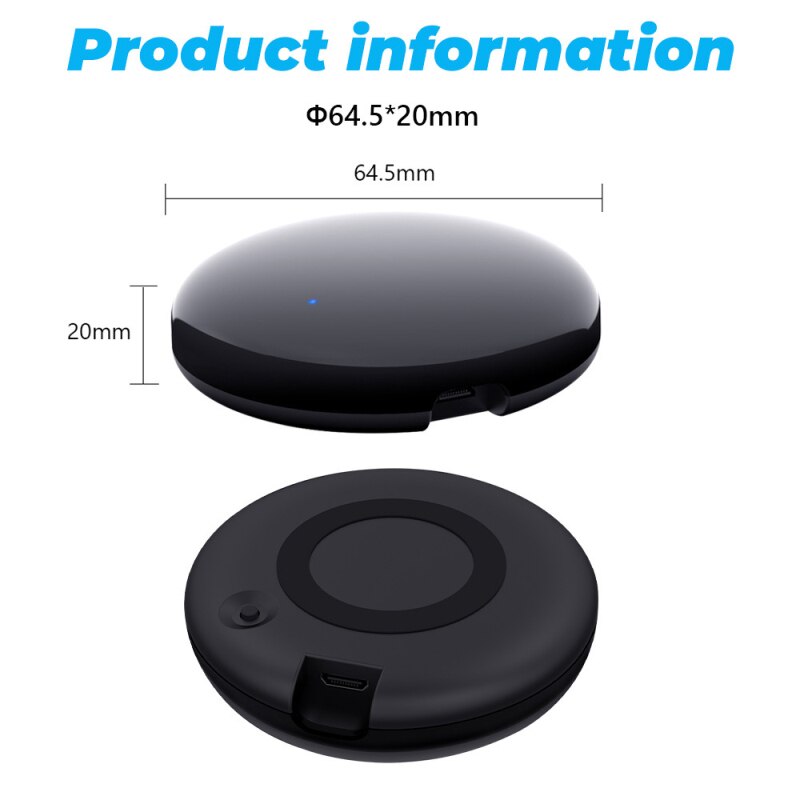 Tuya Wifi IR Remote Control Universal Infrared Remote Appliances DIY Timer 5V 1A Smart Home Control For Alexa Google Assistant: Default Title