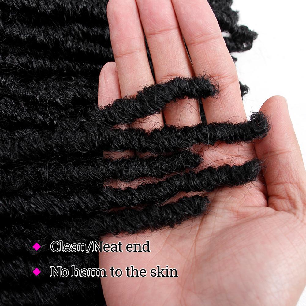 14 Inch Faux Locs Crochet Braids Synthetic Braiding Hair Extensions Braids Passion Twist Hair Extensions